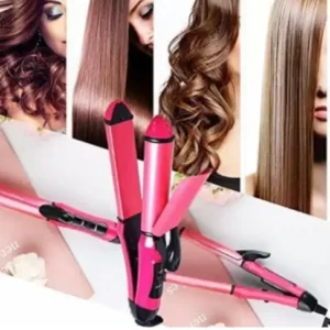 Ns-2009 2 in 1 Professional Hair Straightener and Hair Curler